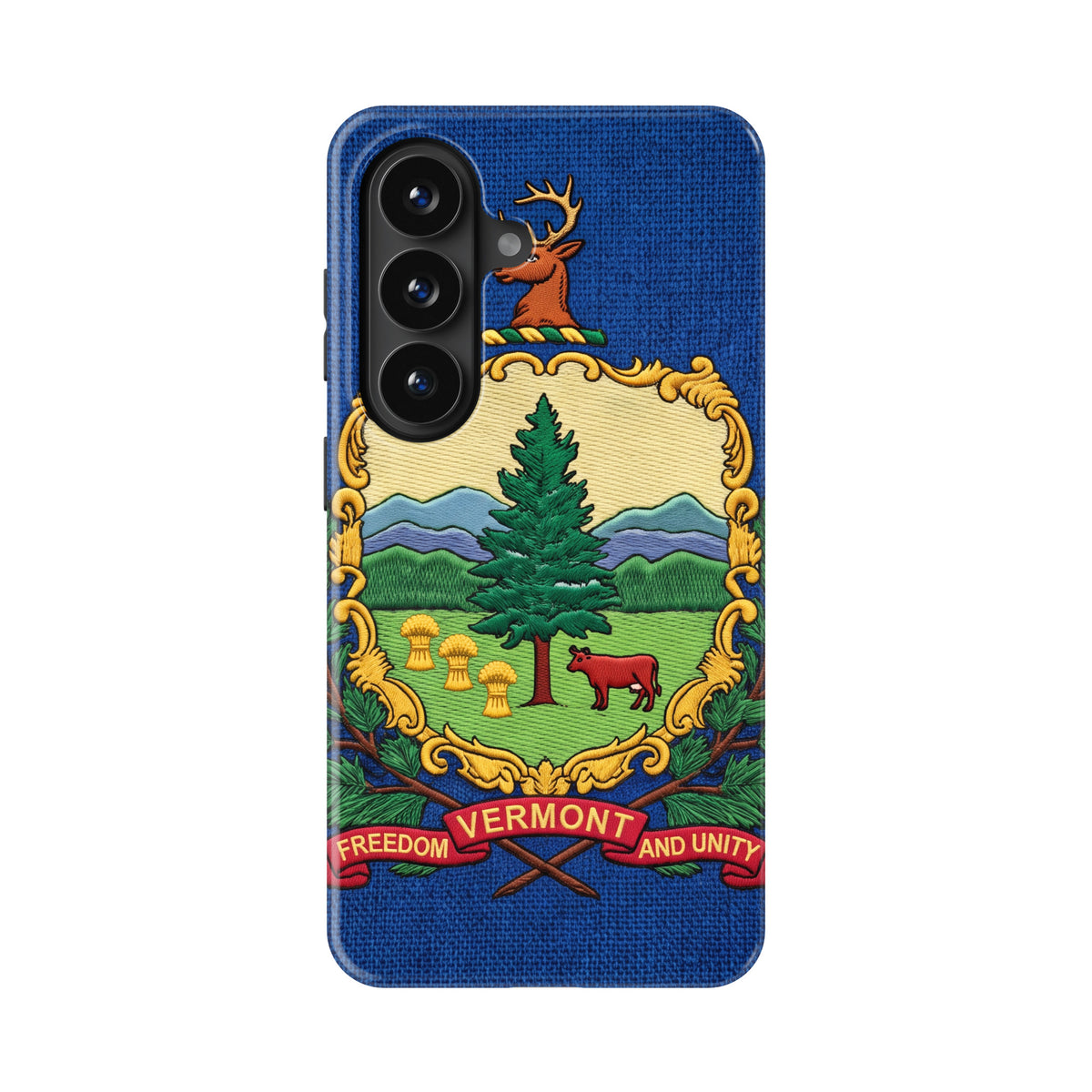 Vermont State Flag magnetic tough case for Galaxy S26
