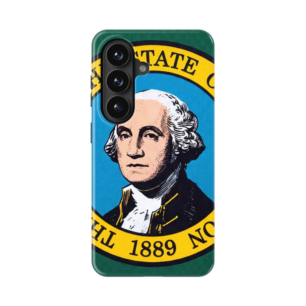 Washington State Flag magnetic tough case for Galaxy S26