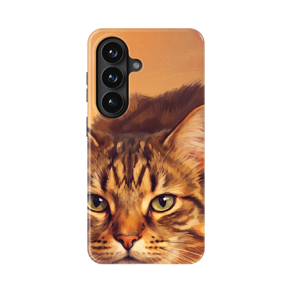 Tabby Cat Portrait magnetic tough case for Galaxy S26