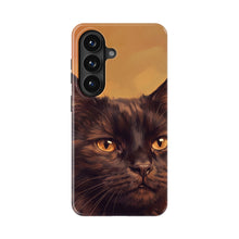 Black Cat Portrait magnetic tough case for Galaxy S26