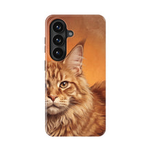 Maine Coon Cat Portrait magnetic tough case for Galaxy S26