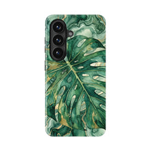 Tropical Monstera magnetic tough case for Galaxy S26