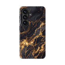 Black Gold Marble magnetic tough case for Galaxy S26