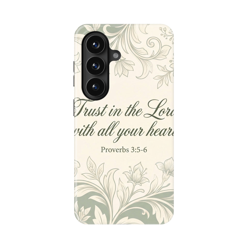 Proverbs 3:5 magnetic tough case for Galaxy S26