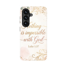 Luke 1:37 magnetic tough case for Galaxy S26