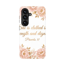 She Is Clothed In Strength magnetic tough case for Galaxy S26