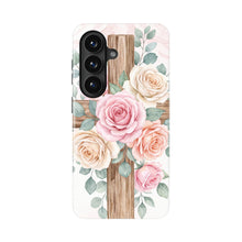 Floral Cross magnetic tough case for Galaxy S26
