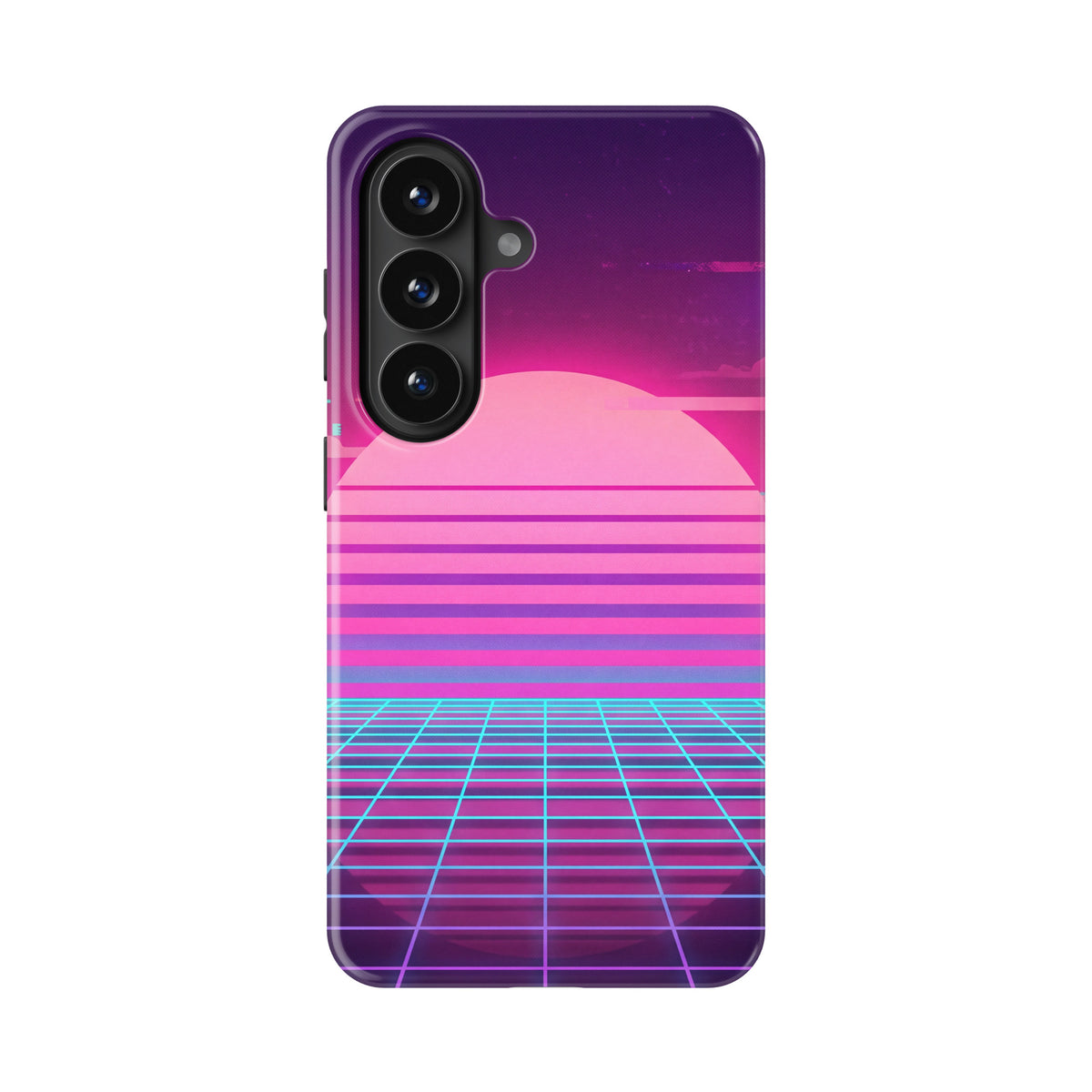 Vaporwave Sunset magnetic tough case for Galaxy S26