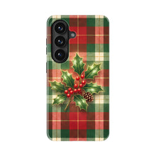 Christmas Plaid magnetic tough case for Galaxy S26