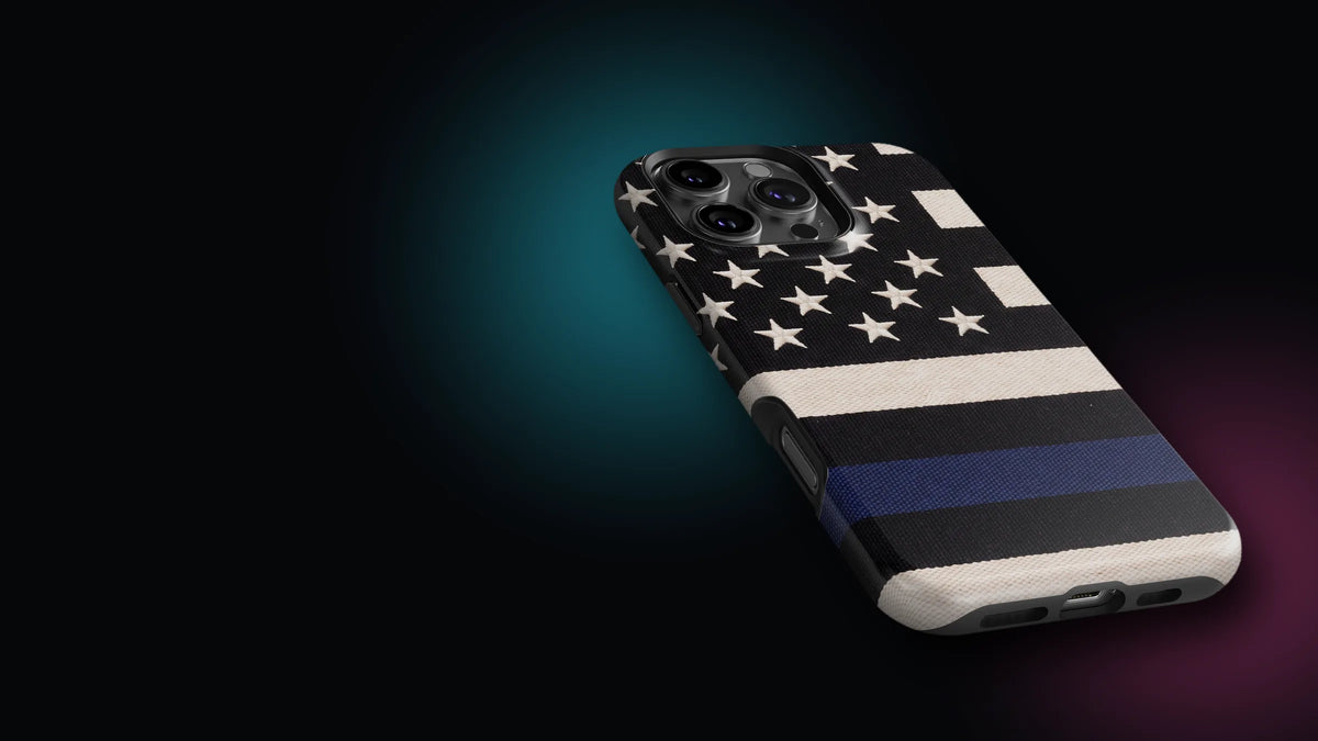 Thin Blue Line Flag case