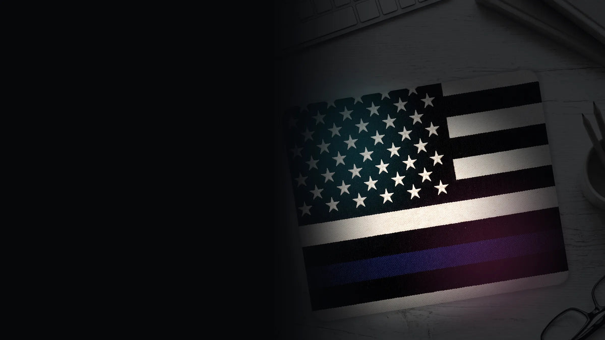 Thin Blue Line Flag pad
