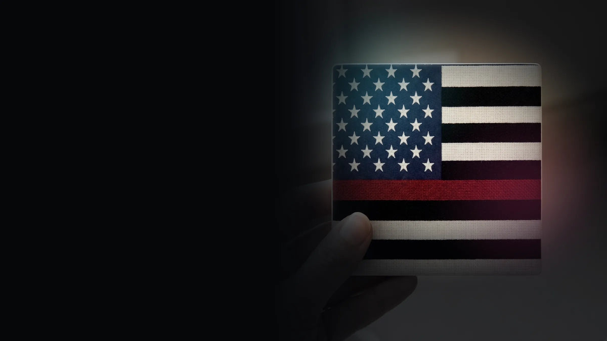 Thin Red Line Flag coaster