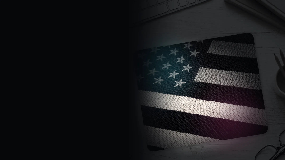 Black & White American Flag pad
