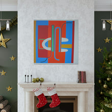 Gale Amaryllis - Mid-Century Modern Canvas Wall Art Decor
