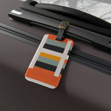 Iris Dalston - Mid-Century Modern Design Printed on a Custom Luggage Tag