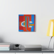 Gale Amaryllis - Mid-Century Modern Canvas Wall Art Decor