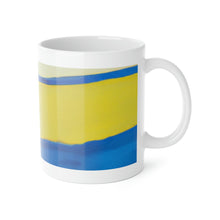 Iris Sage - Mid-Century Modern 11 oz. Ceramic Coffee / Tea Mug