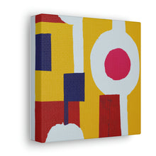 Violet Lourdes - Mid-Century Modern Canvas Wall Art Decor