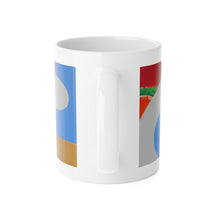 Gale Amaryllis - Mid-Century Modern 11 oz. Ceramic Coffee / Tea Mug