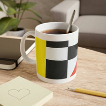 Marisa Blanca - Mid-Century Modern 11 oz. Ceramic Coffee / Tea Mug