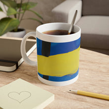 Iris Sage - Mid-Century Modern 11 oz. Ceramic Coffee / Tea Mug