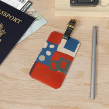 Florence Sinclair - Mid-Century Modern Design Printed on a Custom Luggage Tag