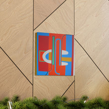 Gale Amaryllis - Mid-Century Modern Canvas Wall Art Decor