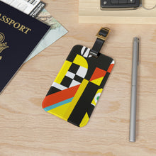 Marisa Blanca - Mid-Century Modern Design Printed on a Custom Luggage Tag