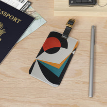 Sylvia Merano - Mid-Century Modern Design Printed on a Custom Luggage Tag