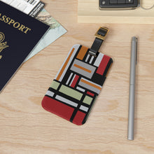 Oliver Tate - Mid-Century Modern Design Printed on a Custom Luggage Tag