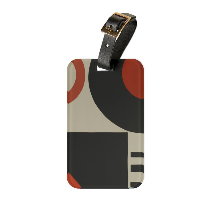 Claude Uptrecht - Mid-Century Modern Design Printed on a Custom Luggage Tag