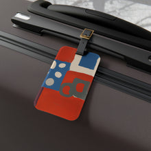 Florence Sinclair - Mid-Century Modern Design Printed on a Custom Luggage Tag