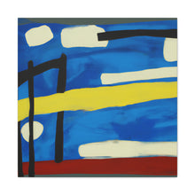 Iris Sage - Mid-Century Modern Canvas Wall Art Decor