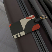 Claude Uptrecht - Mid-Century Modern Design Printed on a Custom Luggage Tag