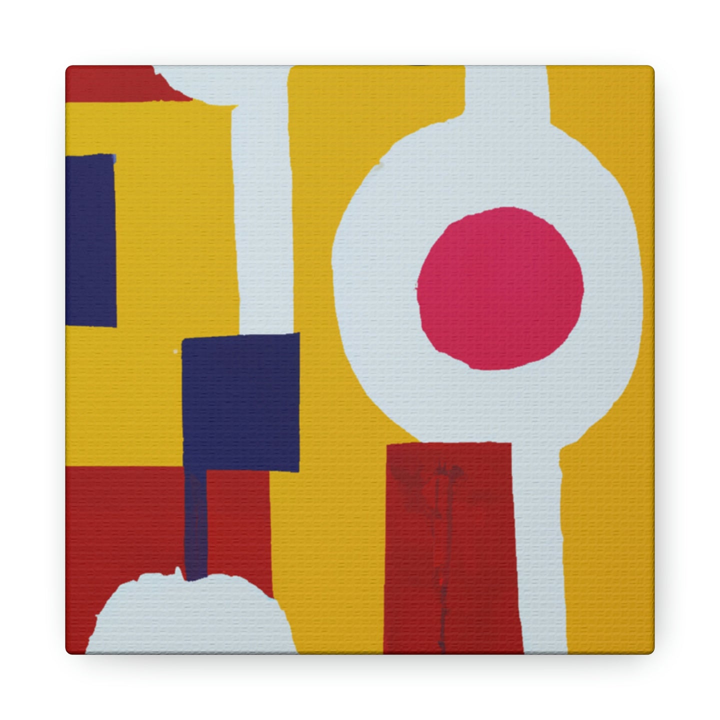 Violet Lourdes - Mid-Century Modern Canvas Wall Art Decor