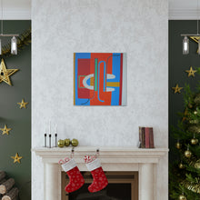 Gale Amaryllis - Mid-Century Modern Canvas Wall Art Decor