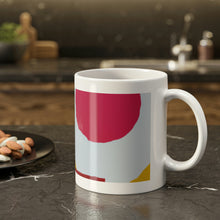 Violet Lourdes - Mid-Century Modern 11 oz. Ceramic Coffee / Tea Mug