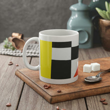 Marisa Blanca - Mid-Century Modern 11 oz. Ceramic Coffee / Tea Mug