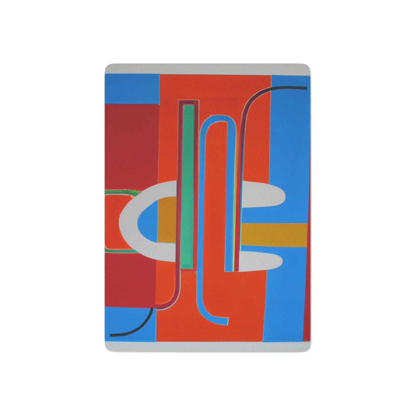 Gale Amaryllis - Mid-Century Modern Playing Poker Cards