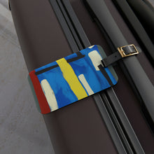 Iris Sage - Mid-Century Modern Design Printed on a Custom Luggage Tag