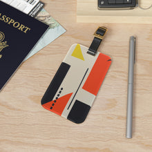 Marigold Moore - Mid-Century Modern Design Printed on a Custom Luggage Tag