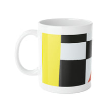 Marisa Blanca - Mid-Century Modern 11 oz. Ceramic Coffee / Tea Mug