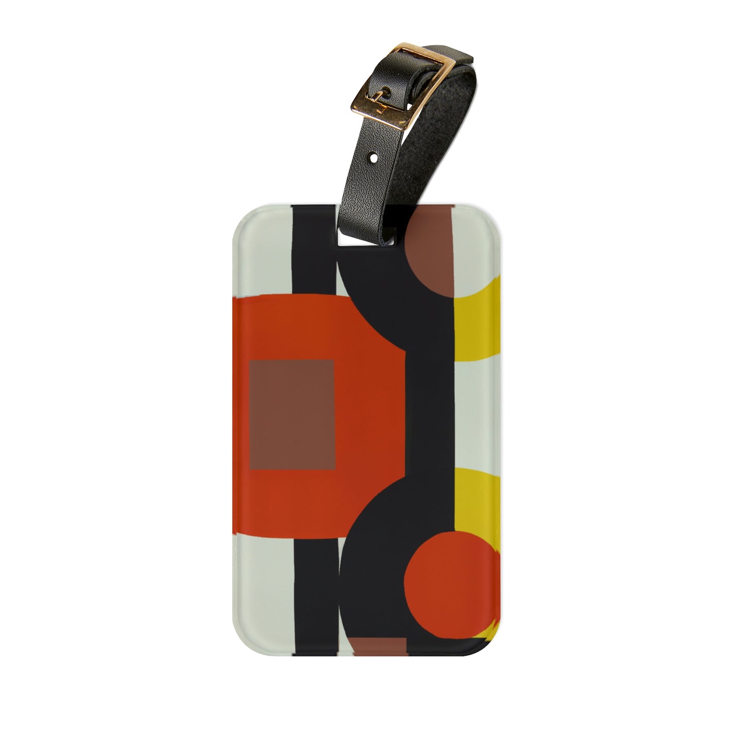 Olivia Raines - Mid-Century Modern Design Printed on a Custom Luggage Tag