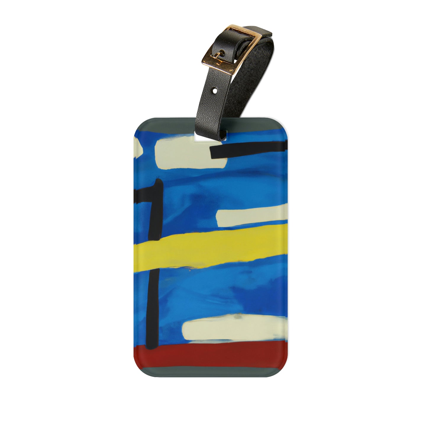 Iris Sage - Mid-Century Modern Design Printed on a Custom Luggage Tag