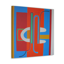 Gale Amaryllis - Mid-Century Modern Canvas Wall Art Decor