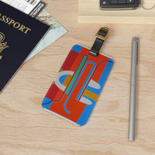 Gale Amaryllis - Mid-Century Modern Design Printed on a Custom Luggage Tag