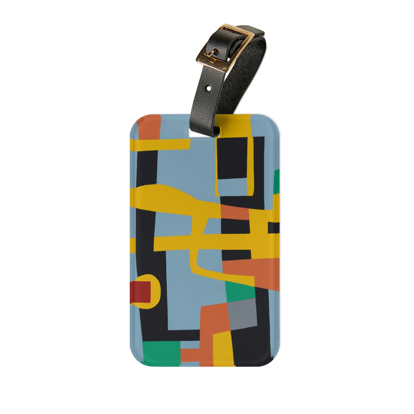 Jackson Pollard - Mid-Century Modern Design Printed on a Custom Luggage Tag
