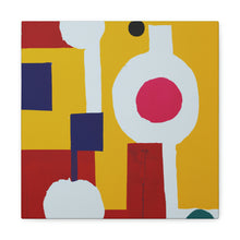 Violet Lourdes - Mid-Century Modern Canvas Wall Art Decor