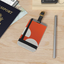 Evelyn Verdine - Mid-Century Modern Design Printed on a Custom Luggage Tag