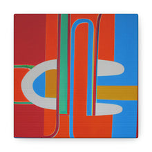 Gale Amaryllis - Mid-Century Modern Canvas Wall Art Decor